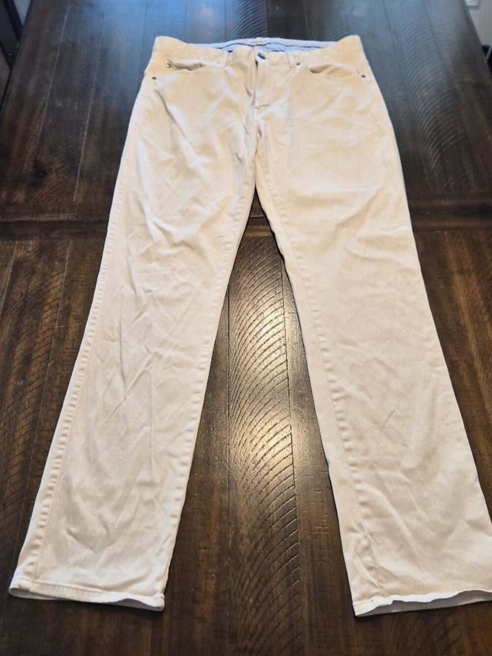 Peter Millar Men's eb66 Performance 5-pocket Pants in Light Khaki 36 x 32 H116